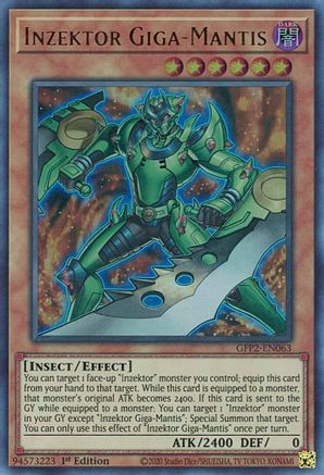Image of Inzektor Giga-Mantis [GFP2-EN063] Ultra Rare