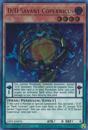 Image of D/D Savant Copernicus [GFP2-EN076] Ultra Rare