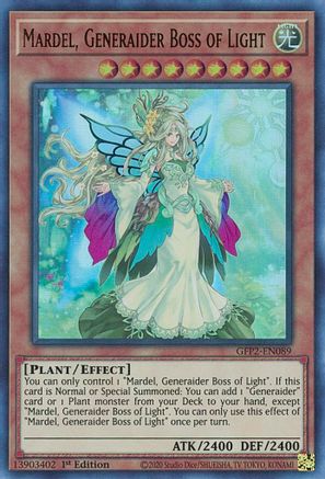 Image of Mardel, Generaider Boss of Light [GFP2-EN089] Ultra Rare