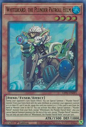 Image of Whitebeard, the Plunder Patroll Helm [GFP2-EN091] Ultra Rare