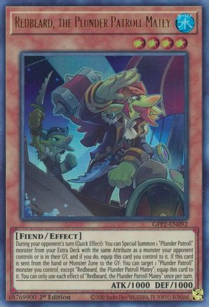 Image of Redbeard, the Plunder Patroll Matey [GFP2-EN092] Ultra Rare