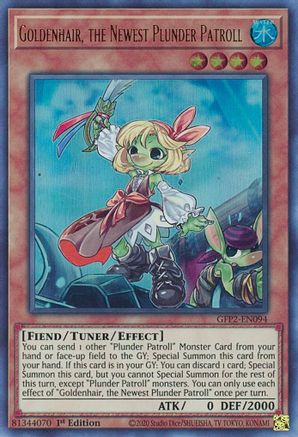 Image of Goldenhair, the Newest Plunder Patroll [GFP2-EN094] Ultra Rare