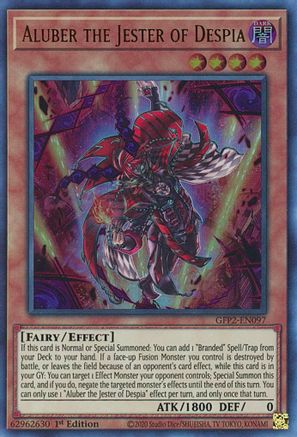 Image of Aluber the Jester of Despia [GFP2-EN097] Ultra Rare