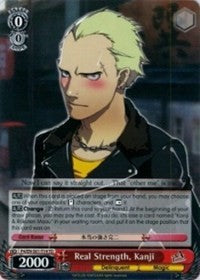 Image of Real Strength, Kanji (P4/EN-S01-T14 TD) [Persona 4 ver.E]