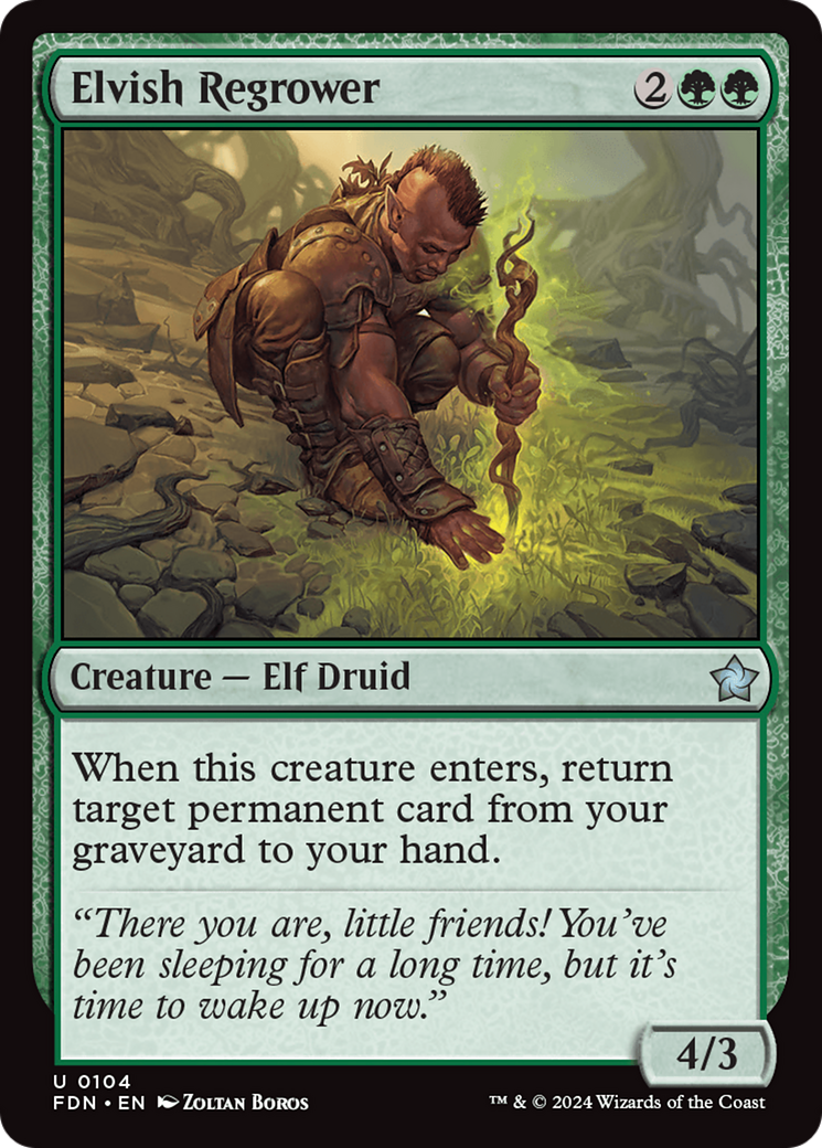 Image of Elvish Regrower [Foundations]