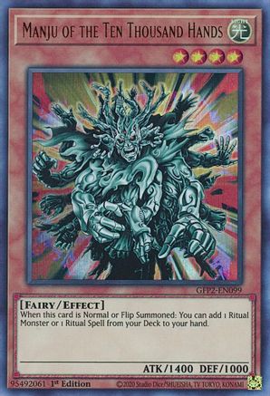 Image of Manju of the Ten Thousand Hands [GFP2-EN099] Ultra Rare