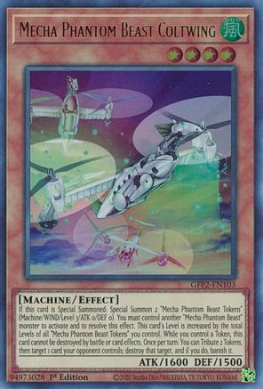 Image of Mecha Phantom Beast Coltwing [GFP2-EN103] Ultra Rare