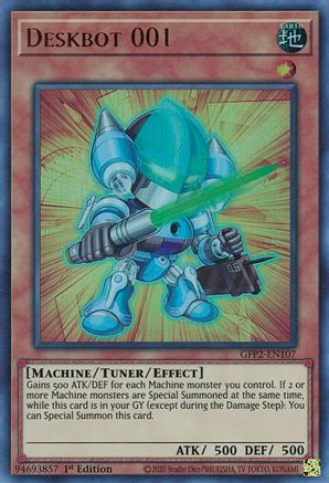 Image of Deskbot 001 [GFP2-EN107] Ultra Rare
