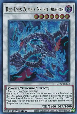 Image of Red-Eyes Zombie Necro Dragon [GFP2-EN133] Ultra Rare