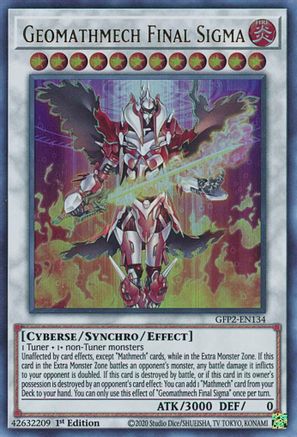 Image of Geomathmech Final Sigma [GFP2-EN134] Ultra Rare