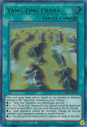 Image of Yang Zing Prana [GFP2-EN158] Ultra Rare