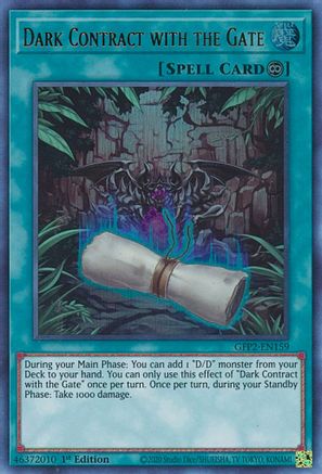 Image of Dark Contract with the Gate [GFP2-EN159] Ultra Rare