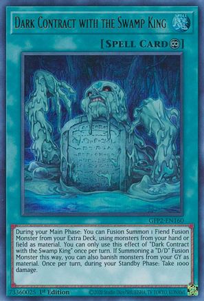 Image of Dark Contract with the Swamp King [GFP2-EN160] Ultra Rare