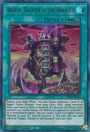 Image of Despia, Theater of the Branded [GFP2-EN167] Ultra Rare