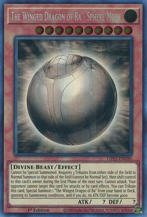 Image of The Winged Dragon of Ra - Sphere Mode [GFP2-EN180] Ghost Rare