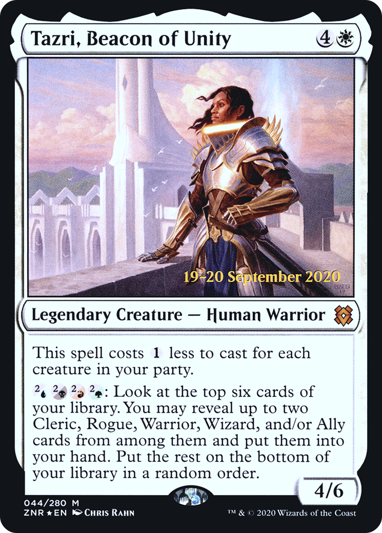 Image of Tazri, Beacon of Unity [Zendikar Rising Prerelease Promos]