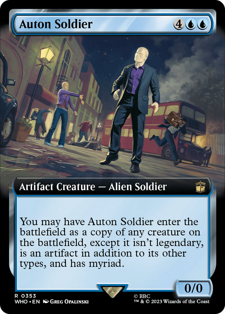 Image of Auton Soldier (Extended Art) [Doctor Who]