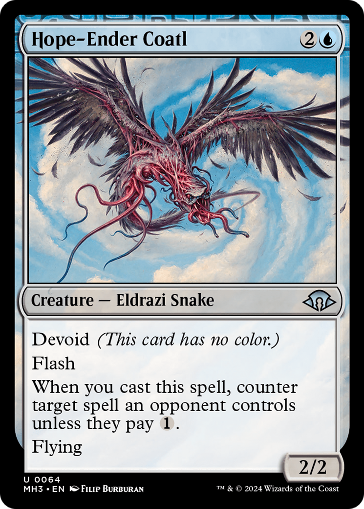 Image of Hope-Ender Coatl [Modern Horizons 3]