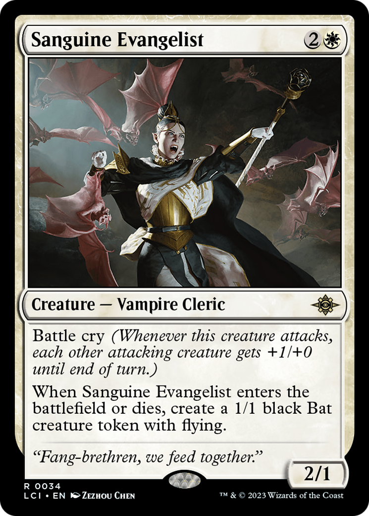 Image of Sanguine Evangelist [The Lost Caverns of Ixalan]