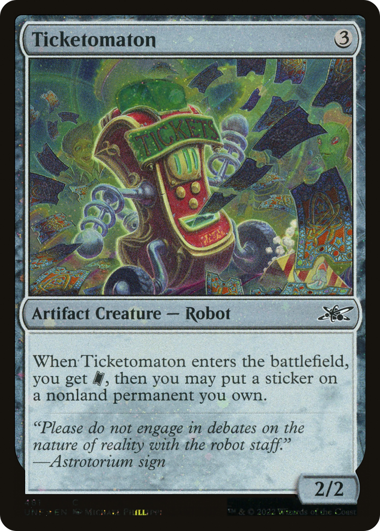 Image of Ticketomaton (Galaxy Foil) [Unfinity]