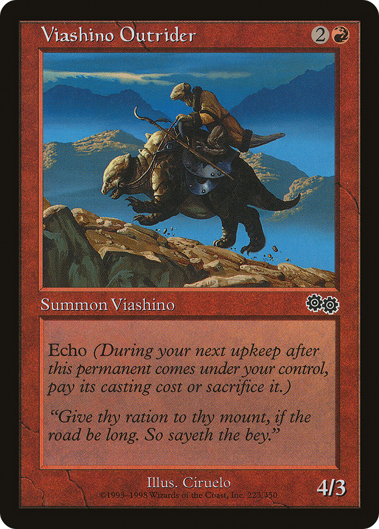 Image of Viashino Outrider [Urza's Saga]