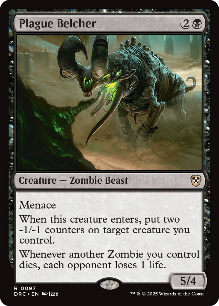 Image of Plague Belcher [Aetherdrift Commander]