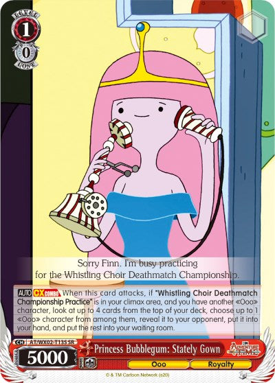 Image of Princess Bubblegum: Stately Gown (AT/WX02-T13S SR) [Adventure Time]