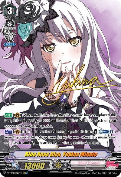 Image of Blue Rose Diva, Yukina Minato (V-TB01/SP16EN) [BanG Dream! FILM LIVE]