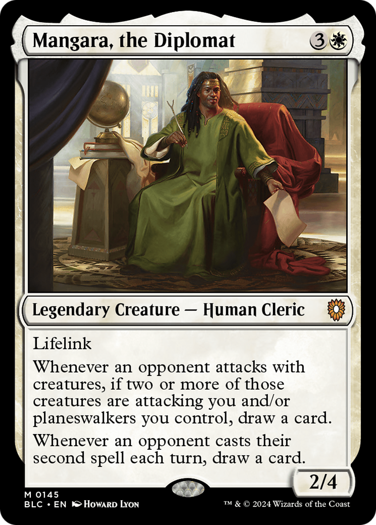 Image of Mangara, the Diplomat [Bloomburrow Commander]