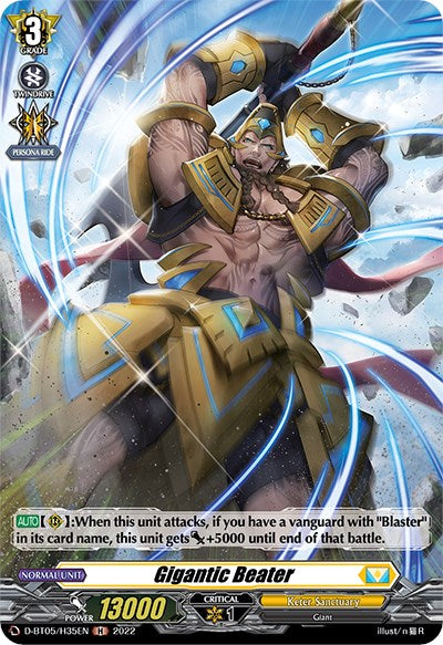 Image of Gigantic Beater (D-BT05/H35EN) [Triumphant Return of the Brave Heroes]