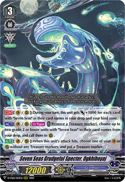 Image of Seven Seas Grudgeful Specter, Ogkhiboyaj (D-VS06/063EN) [V Clan Collection Vol.6]