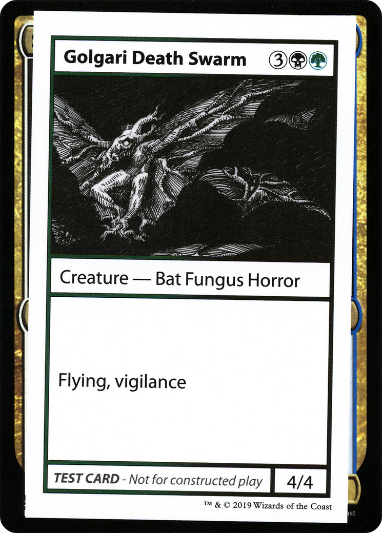 Image of Golgari Death Swarm (2021 Edition) [Mystery Booster Playtest Cards]