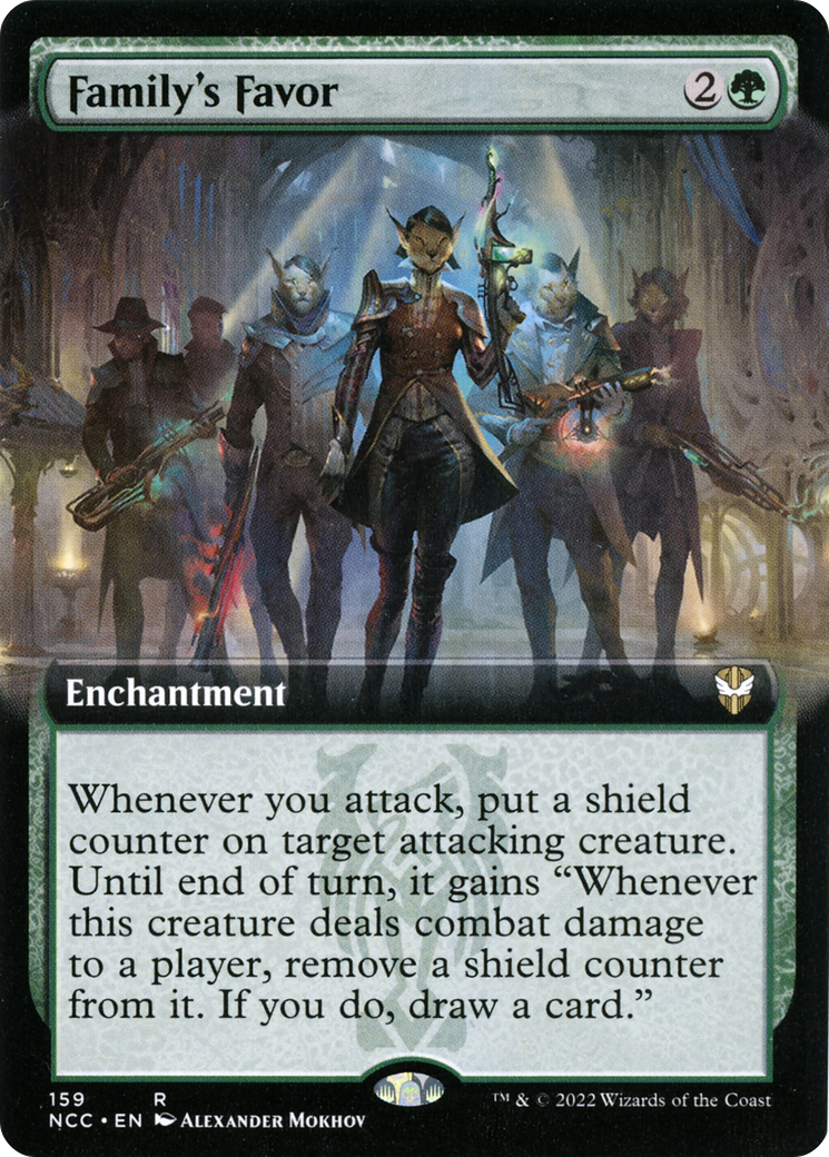 Image of Family's Favor (Extended Art) [Streets of New Capenna Commander]