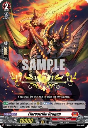 Image of Flarestrike Dragon (Hot Stamped) (BSF2022/VGD02EN 2022) [Bushiroad Event Cards]