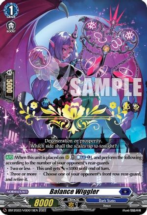 Image of Balance Wiggler (Hot Stamped) (BSF2022/VGD01SEN 2022) [Bushiroad Event Cards]