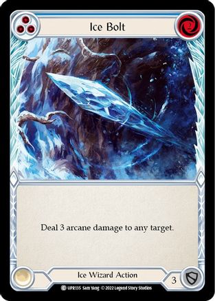 Image of Ice Bolt (Blue) [UPR135] (Uprising)  Rainbow Foil