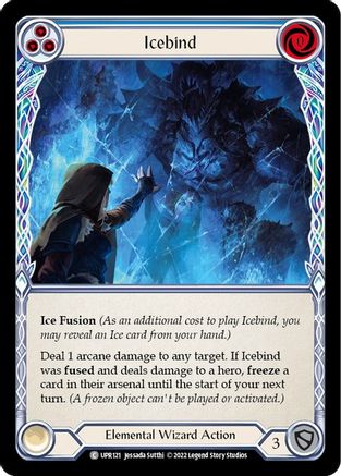 Image of Icebind (Blue) [UPR121] (Uprising)  Rainbow Foil