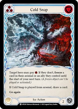Image of Cold Snap (Blue) [UPR149] (Uprising)