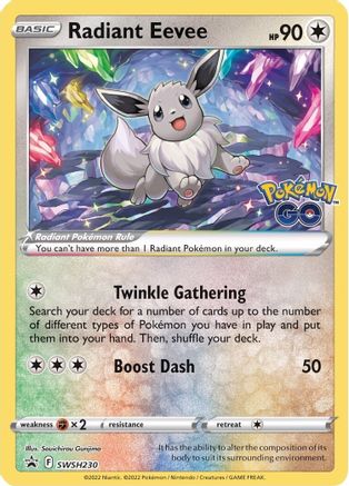 Image of Radiant Eevee (SWSH230) [Sword & Shield: Black Star Promos]
