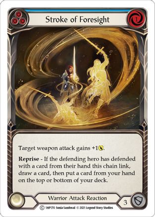 Image of Stroke of Foresight (Blue) [1HP170] (History Pack 1)