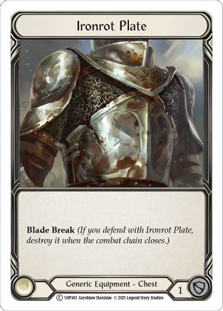 Image of Ironrot Plate [1HP343] (History Pack 1)