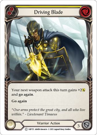 Image of Driving Blade (Yellow) [1HP172] (History Pack 1)