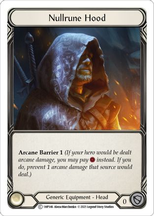 Image of Nullrune Hood [1HP346] (History Pack 1)