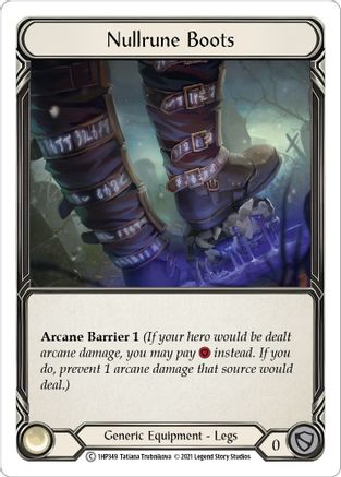 Image of Nullrune Boots [1HP349] (History Pack 1)