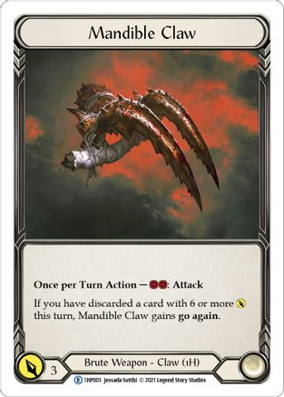 Image of Mandible Claw (Right) [1HP005] (History Pack 1)