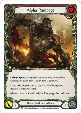 Image of Alpha Rampage [1HP010] (History Pack 1)