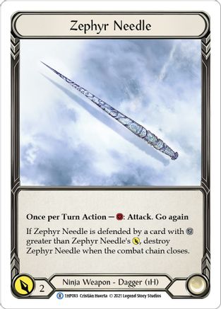 Image of Zephyr Needle (Left) [1HP093] (History Pack 1)