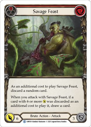 Image of Savage Feast (Red) [1HP019] (History Pack 1)