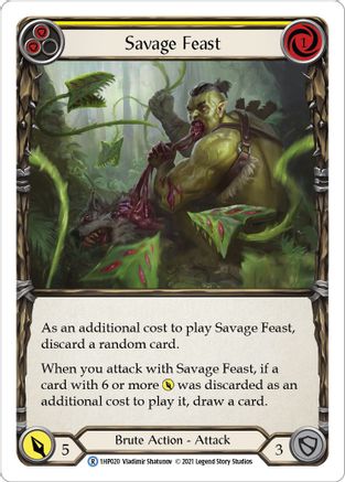 Image of Savage Feast (Yellow) [1HP020] (History Pack 1)