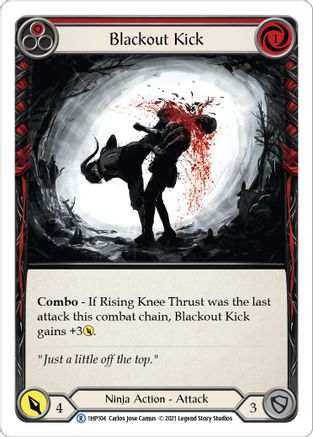 Image of Blackout Kick (Red) [1HP104] (History Pack 1)